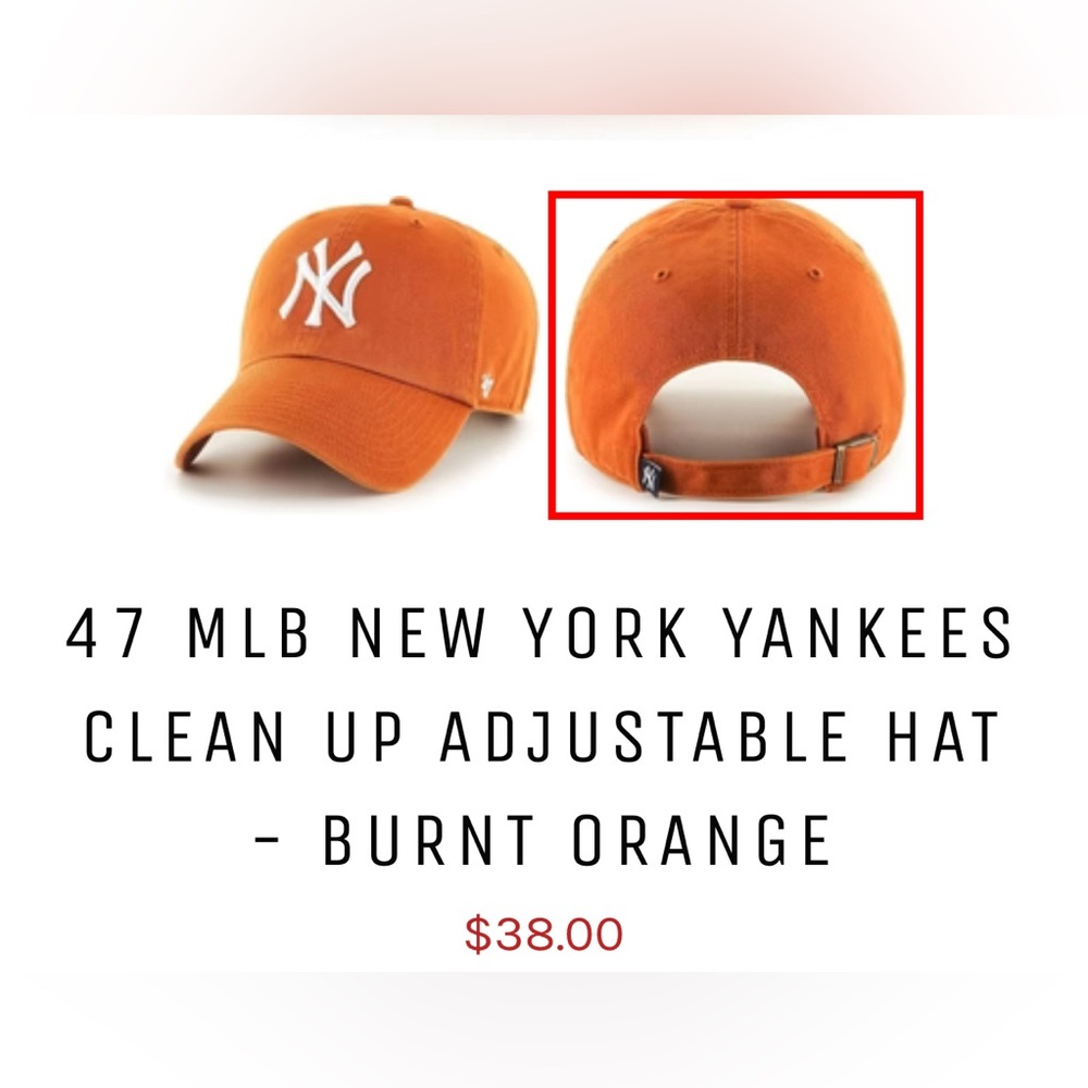47 New York Yankees Adjustable Hat - Picture 3 of 10
